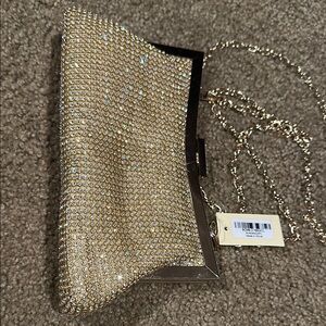 Gold Beaded Evening Bag